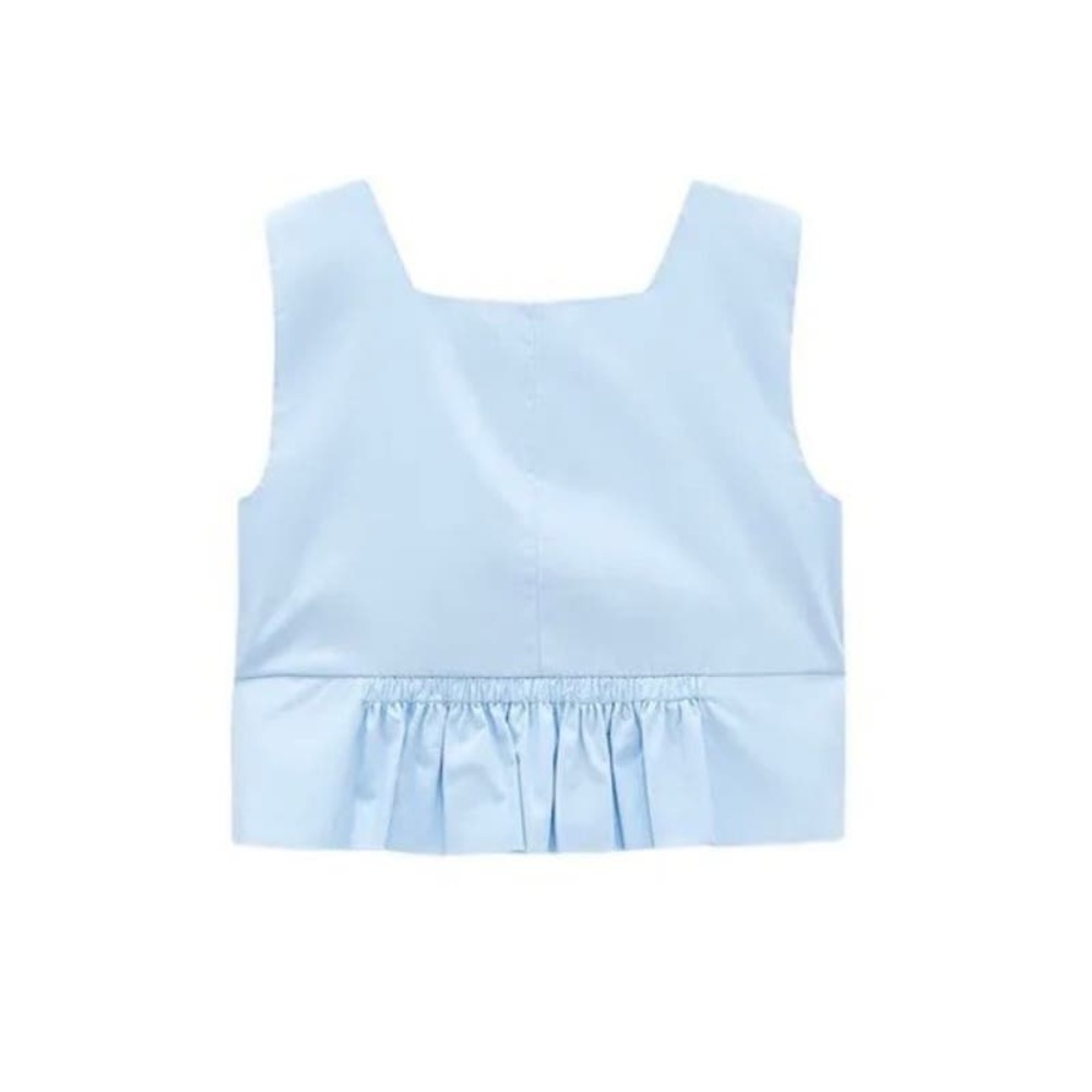 Zara Peplum Crop Top - Picture 1 of 3